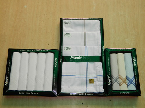 Mikado 100% Cotton Handkerchiefs Combo