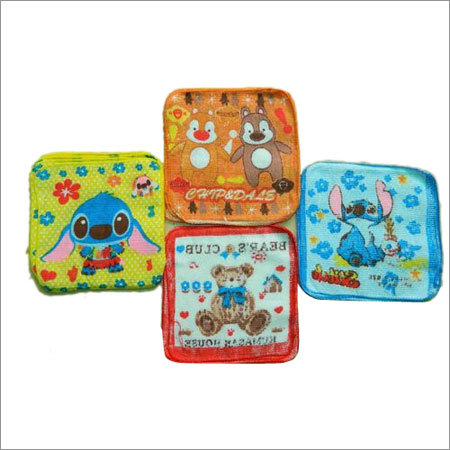 Kids Cotton Handkerchiefs -12Pcs. Pack