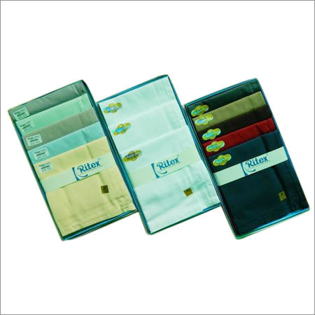 Ritex 100% Cotton Handkerchiefs - 10 Pcs. Box