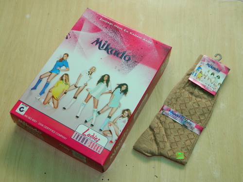 Mikado Ladies Woolen Thumbs Socks