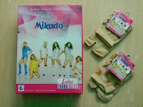 Mikado Thumbs Ankle Cotton Socks