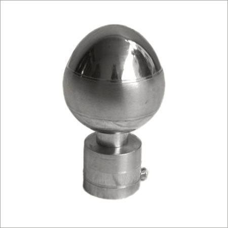 SS Curtain Rod End Caps