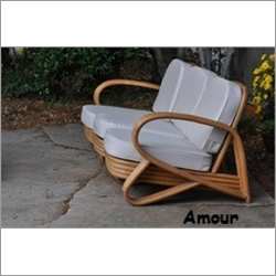 Three Sitter Cane Sofa - Indian Cane, Glossy/Matte Finish | Modern Style, Cushioned, Durable, Stylish Design