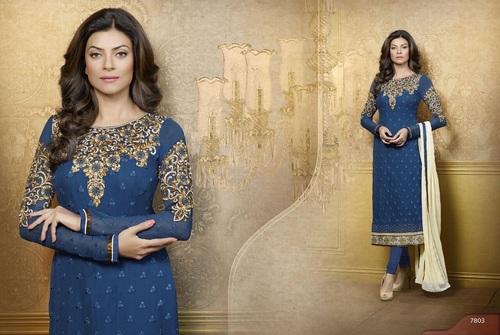 latest georgette long salwar kameez