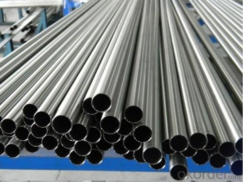 Seamless titanium tubes