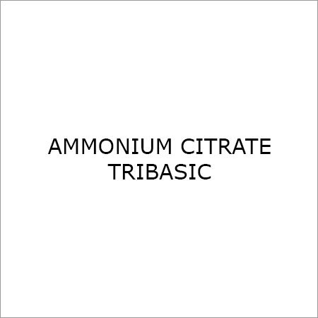 Ammonium Citrate Tribasic