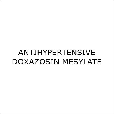 ANTIHYPERTENSIVE DOXAZOSIN MESYLATE