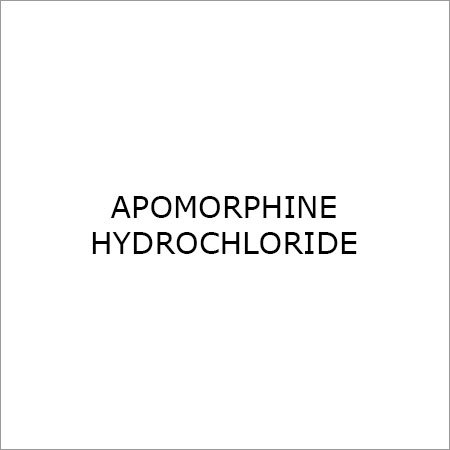 APOMORPHINE HYDROCHLORIDE