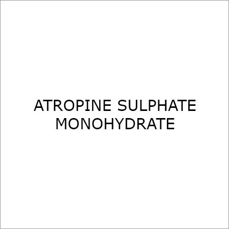 ATROPINE SULPHATE MONOHYDRATE