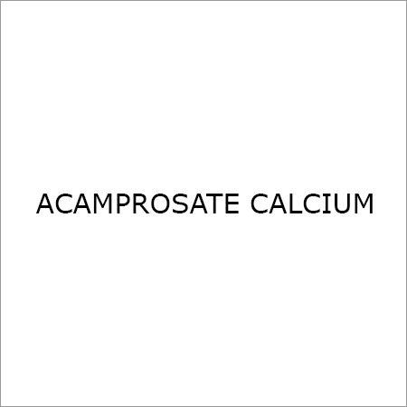 Acamprosate Calcium - White Crystalline Powder, C6H12CaN2O6, >99% Purity | Alcohol Dependence Treatment, Water Soluble, Molecular Weight 252.26 g/mol