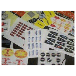 Polyester Extra Gum Sticker