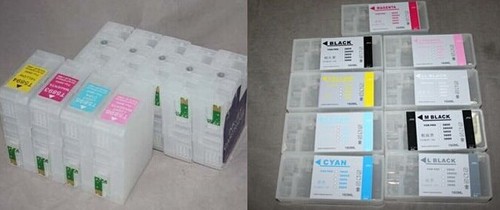 White Refillable Cartridges For Epson 3880/3885