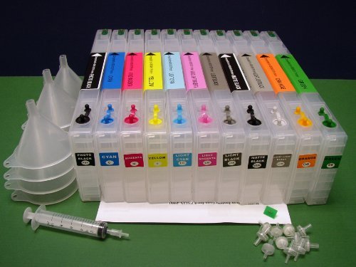 White Refillable Cartridges For Epson 4900
