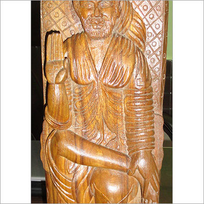 Hand Carved Sai Baba Statue