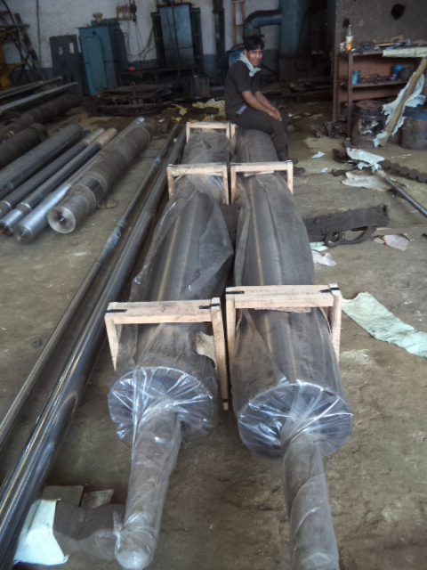 Roller After Grinding & Plating in used Paper M/c