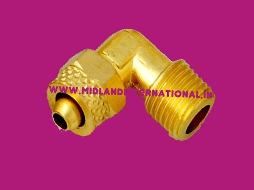 Brass PU Male Elbow