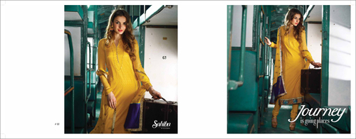 Ethnic Yellow Suit