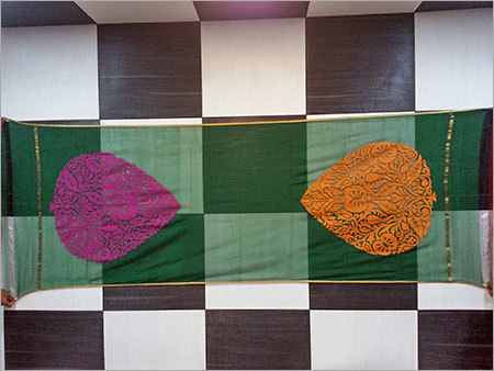 Embroidered Silk Fabric