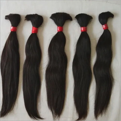 Natural Indian Temple Straight Bulk Hair