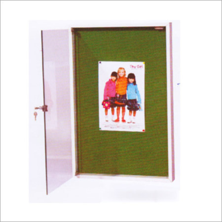 WritexNotice Board With Glass Door (Single Door)