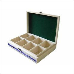 Wooden Chocolate Box - Wood, Multiple Compartments, Variable Size | Lightweight, Moisture Proof, Velvet Lined, Hinge and Clasp Closure