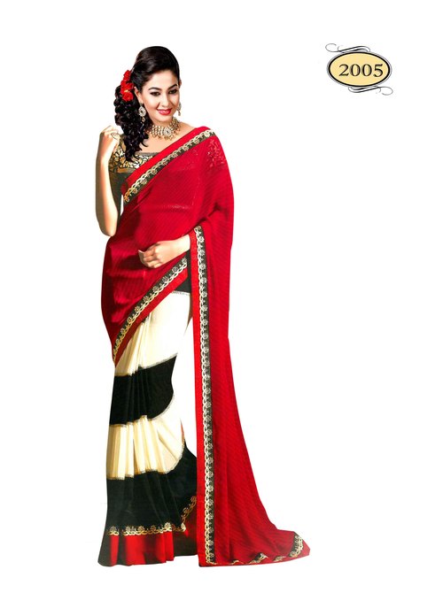 Exclusive Partywear printed sarees