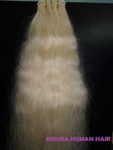 White Blonde Curly Hair