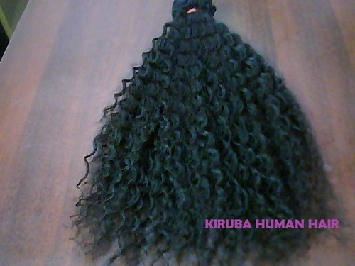 Tight kinky curly hair