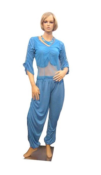 Blue Belly Dance Costume