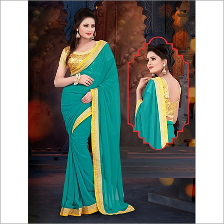 Embriodery Work Saree