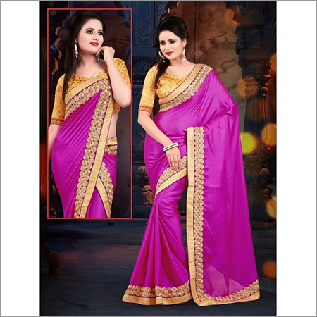 Beautiful Embroidery Saree Work