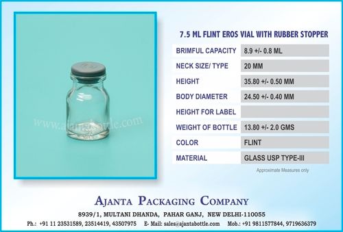 300 ml Juice Glass Bottle 43 mm Lug Neck - Ajanta Bottle Pvt Ltd 