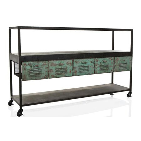 Wrought Iron Storage Trolley