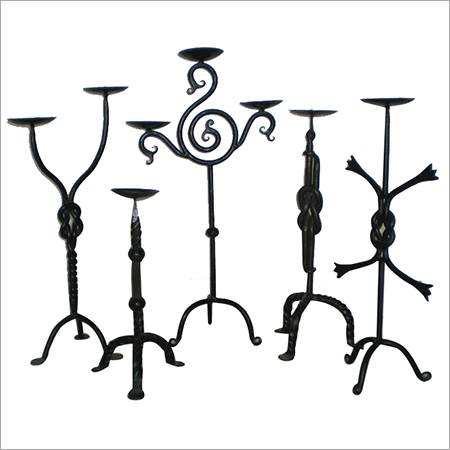 Wrought Iron Candle Holders