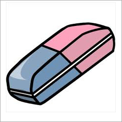 School Rubber - Rubber 2x1x0.5 inches, Pink and Blue | Effective Erasure, Dual-Colored, Durable, Easy Grip