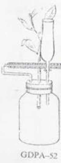 Potometer Soda Glass Bottel - Borosilicate Glass, 190 Grams | Laboratory Use, Voltage Range: 200-400 Volt