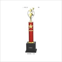 Antique Gold Plated Trophies - Base Material: Mdf Wood
