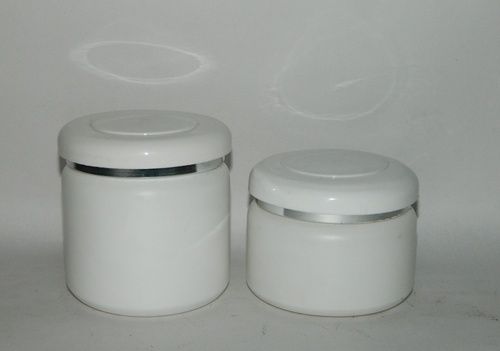 White Cream Plastic Jar