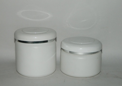Cream Plastic Jar