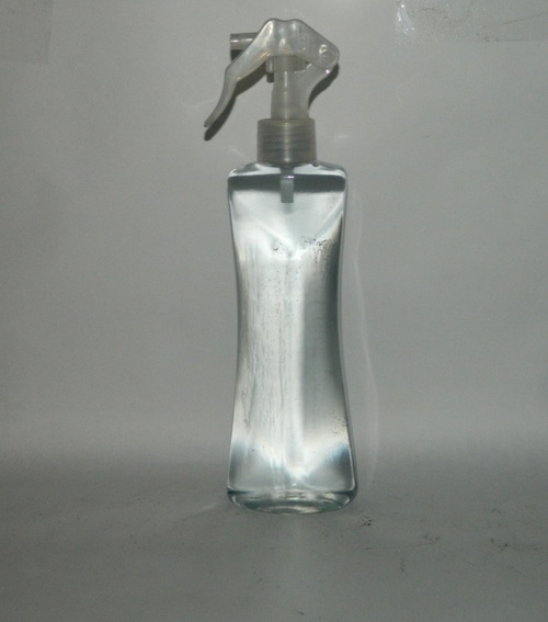 Transparent Plastic Hair Jel Bottle
