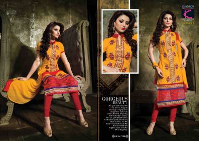 Long cotton salwar kameez