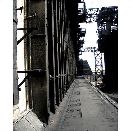 7 Meter tall Coke Oven Battery, Coke Side View