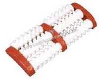 Acupressure Roller Massager - Plastic, 10x4 Inches, White | Compact, Portable Design Reduces Muscle Fatigue