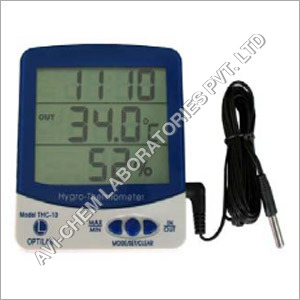 Digital Thermo Hygrometer With Clock & Probe