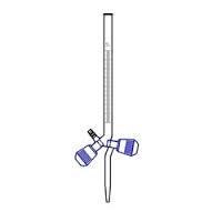 Burettes, Three Ways Bore Screw Type Ptfe Needle Valve Stopcock  Application: For Industrial & Laboratory Use