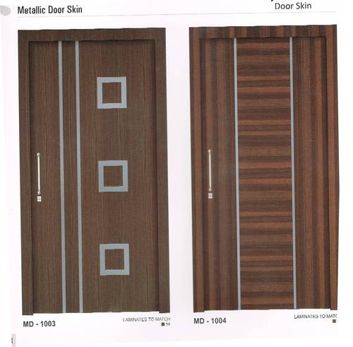 Decorative Door Skin Core Material: Harwood