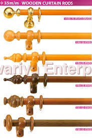 Wooden Curtain Rods