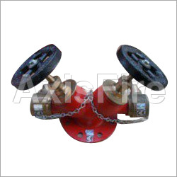 Double Headed Hydrant Valve By AXIS FIRE PROTECTION