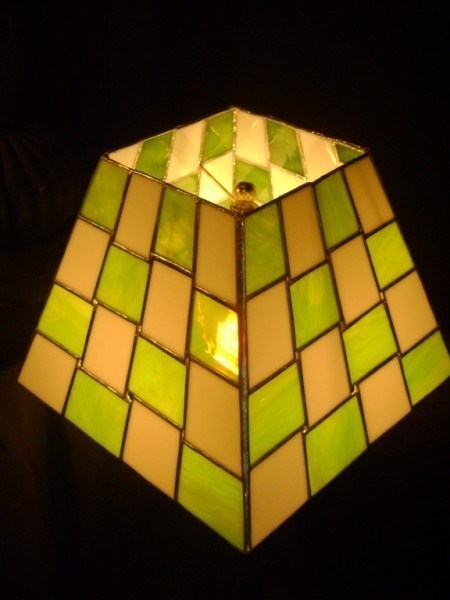 Square Tiffany Lamp