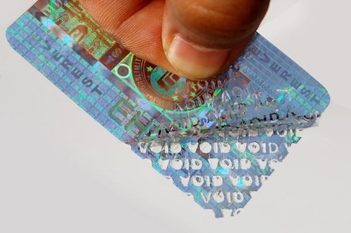 Partial Tamper Evident Holograms